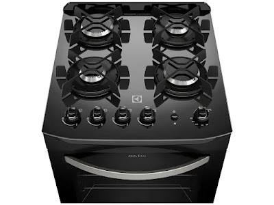 fogão electrolux 4 bocas 52lpv mesa de vidro